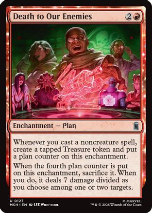 Death to Our Enemies (MSH-127) - Marvel Super Heroes Foil - Card Brawlers