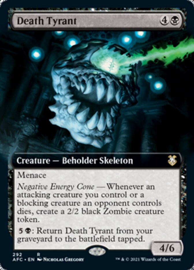 Death Tyrant (Extended Art) [Dungeons & Dragons: Adventures in the Forgotten Realms Commander] - Card Brawlers
