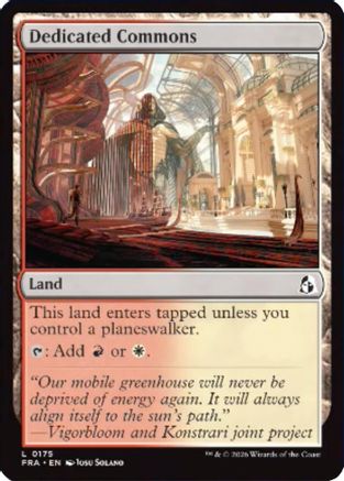 Dedicated Commons (FRA-175) - Reality Fracture Foil - Card Brawlers