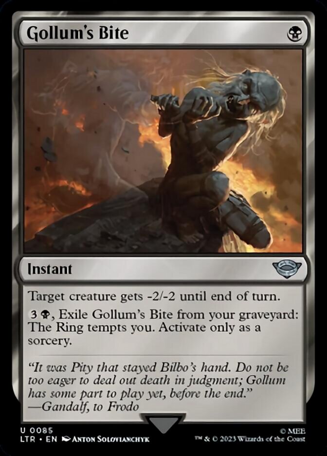 Gollum's Bite [The Lord of the Rings: Tales of Middle-Earth] - Magic: The Gathering - Card Brawlers | Quebec | Canada |