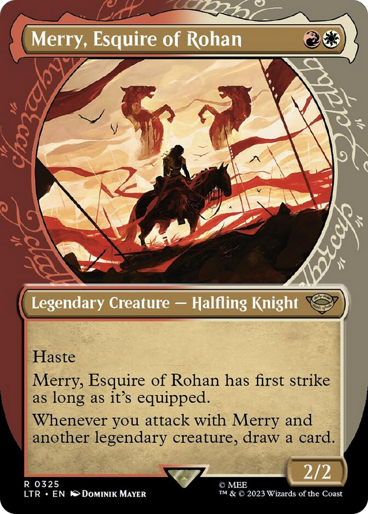 Merry, Esquire of Rohan (Showcase Ring Frame) [The Lord of the Rings: Tales of Middle-Earth] - Magic: The Gathering - Card Brawlers | Quebec | Canada |