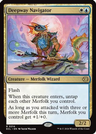 Deepway Navigator (PPECL-214) - Promo Pack: Lorwyn Eclipsed Foil - Card Brawlers