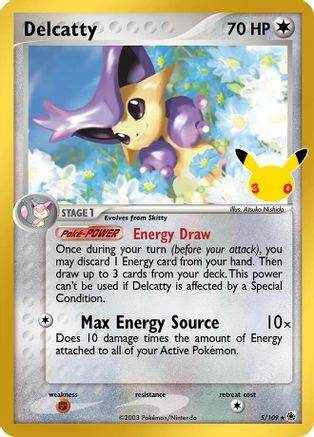 Delcatty (005/null) - Holofoil [ME 30th Celebration Classic Collection] - Card Brawlers