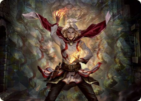Delina, Wild Mage Art Card [Dungeons & Dragons: Adventures in the Forgotten Realms Art Series] - Card Brawlers