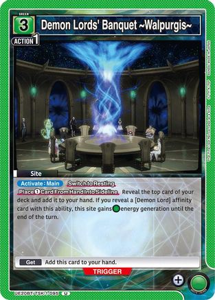 Demon Lords' Banquet ~Walpurgis~ (UE20BT/TSK-1-095) - UE20BT That Time I Got Reincarnated as a Slime - Card Brawlers