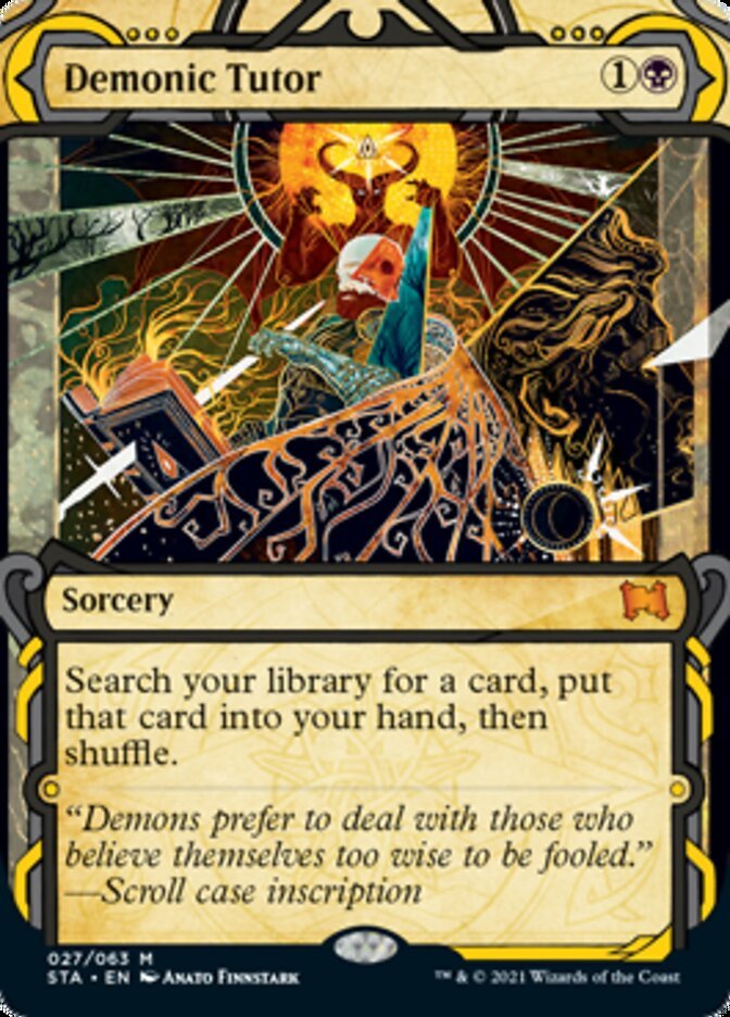 Demonic Tutor [Strixhaven: School of Mages Mystical Archive] - Card Brawlers