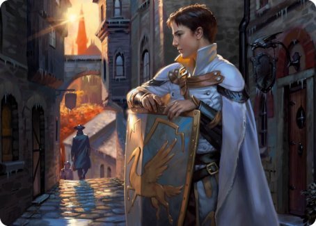 Dennick, Pious Apprentice Art Card [Innistrad: Midnight Hunt Art Series] - Card Brawlers