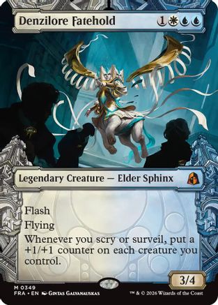 Denzilore Fatehold (Showcase) (0349) (FRA-349) - Reality Fracture Foil - Card Brawlers