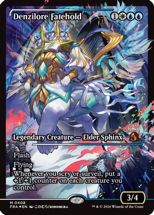 Denzilore Fatehold (Showcase) (0408) (FRA-408) - Reality Fracture Foil - Card Brawlers