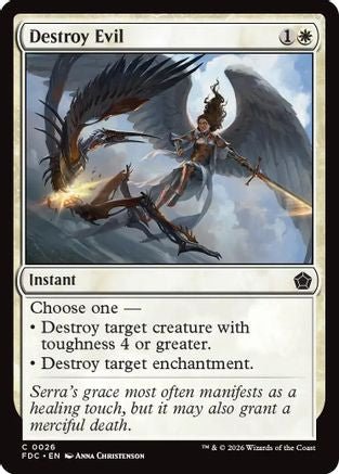 Destroy Evil (FDC-026) - Commander: Foundations - Card Brawlers