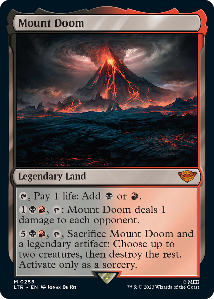 Mount Doom [The Lord of the Rings: Tales of Middle-Earth] - Magic: The Gathering - Card Brawlers | Quebec | Canada |