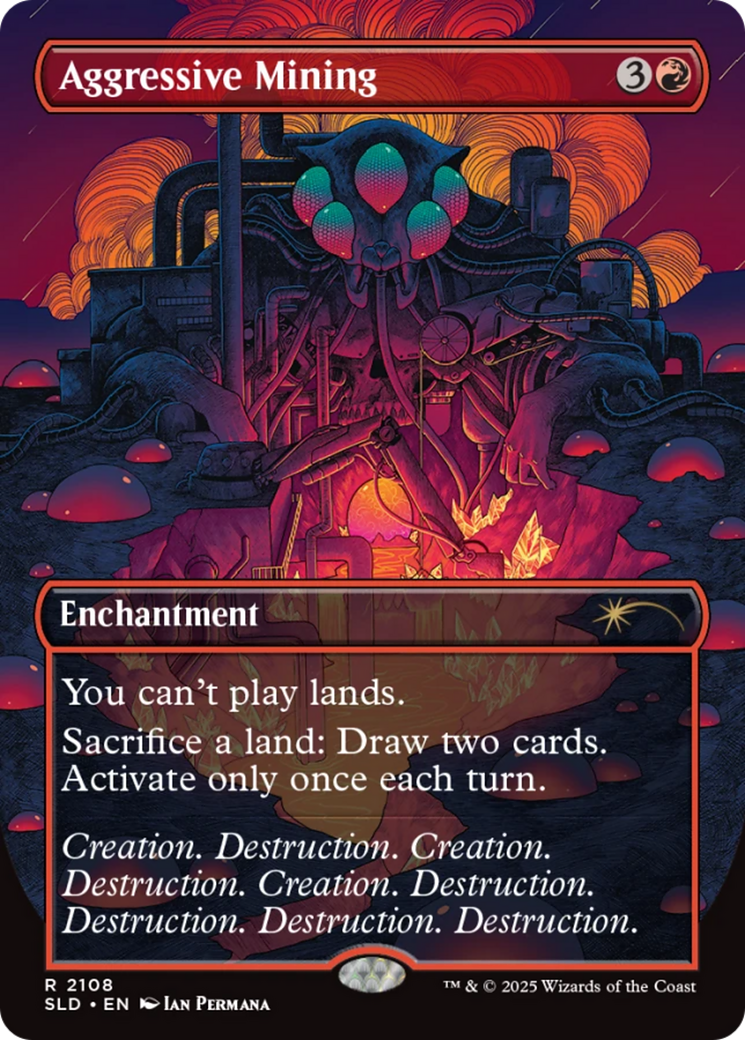 Aggressive Mining (Galaxy Foil) [Secret Lair Drop Series] - Magic: The Gathering - Card Brawlers | Quebec | Canada |