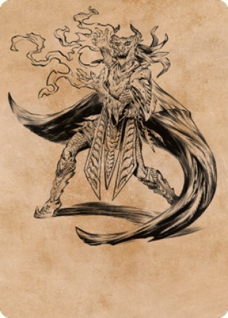 Livaan, Cultist of Tiamat Art Card [Commander Legends: Battle for Baldur's Gate Art Series] - Magic: The Gathering - Card Brawlers | Quebec | Canada |