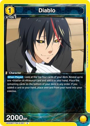 Diablo (001) (UE20BT/TSK-2-001) - UE20BT That Time I Got Reincarnated as a Slime - Card Brawlers