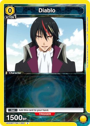 Diablo (003) (UE20BT/TSK-1-003) - UE20BT That Time I Got Reincarnated as a Slime - Card Brawlers