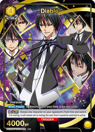 Diablo (005) (R*) (UE20BT/TSK-1-005) - UE20BT That Time I Got Reincarnated as a Slime Foil - Card Brawlers