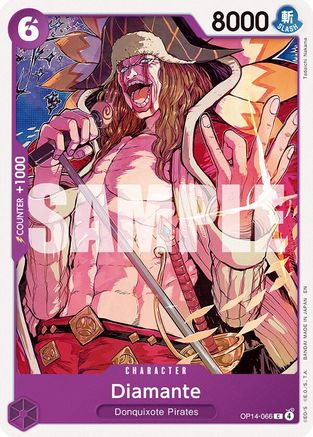 Diamante (OP14-066) - The Azure Sea's Seven - Card Brawlers