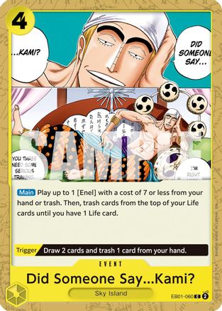 Did Someone Say...Kami? (Reprint) (EB01-060) - Premium Booster -The Best- Vol. 2 - Card Brawlers