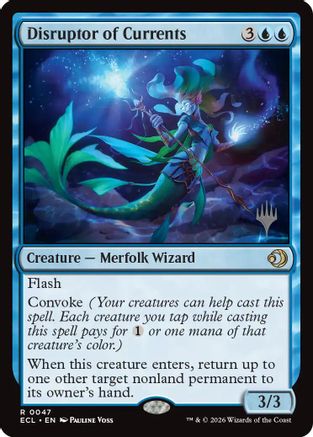 Disruptor of Currents (PPECL-047) - Promo Pack: Lorwyn Eclipsed Foil - Card Brawlers