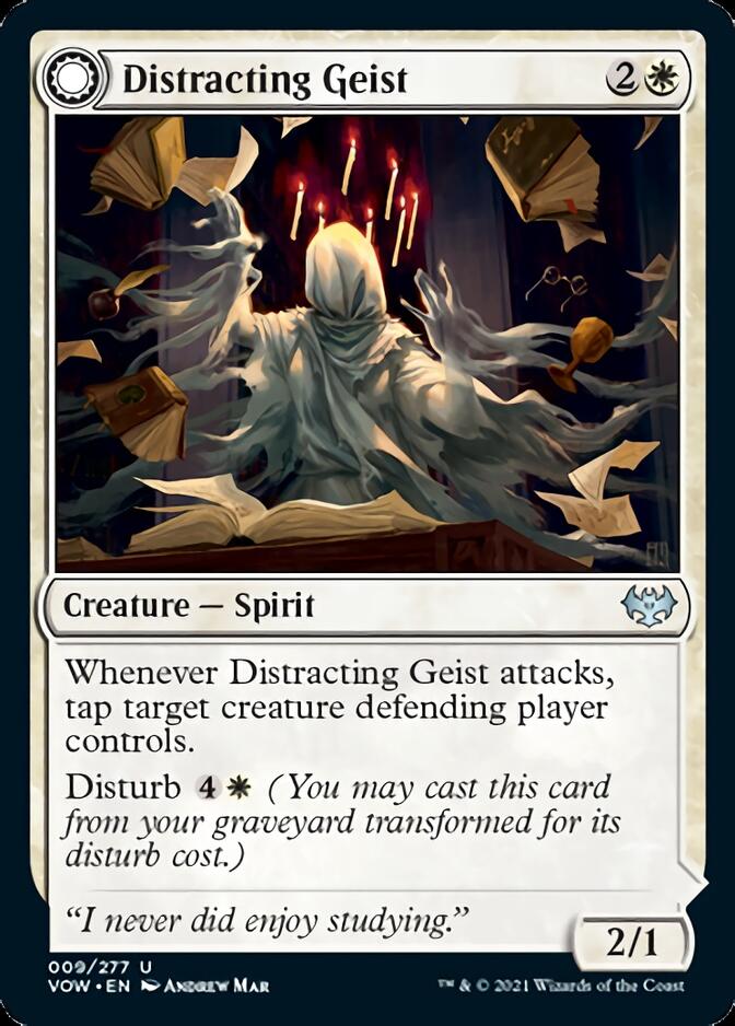 Distracting Geist // Clever Distraction [Innistrad: Crimson Vow] - Card Brawlers
