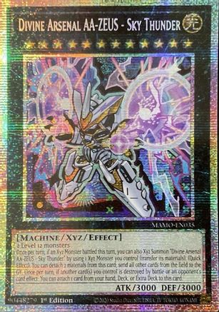 Divine Arsenal AA-ZEUS - Sky Thunder (Starlight Rare) (MAMO-EN035) - Magnificent Monsters 1st Edition - Card Brawlers