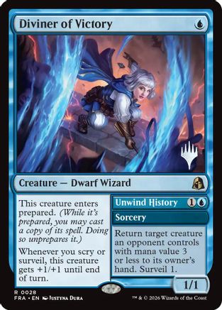 Diviner of Victory (PPFRA-028) - Promo Pack: Reality Fracture Foil - Card Brawlers