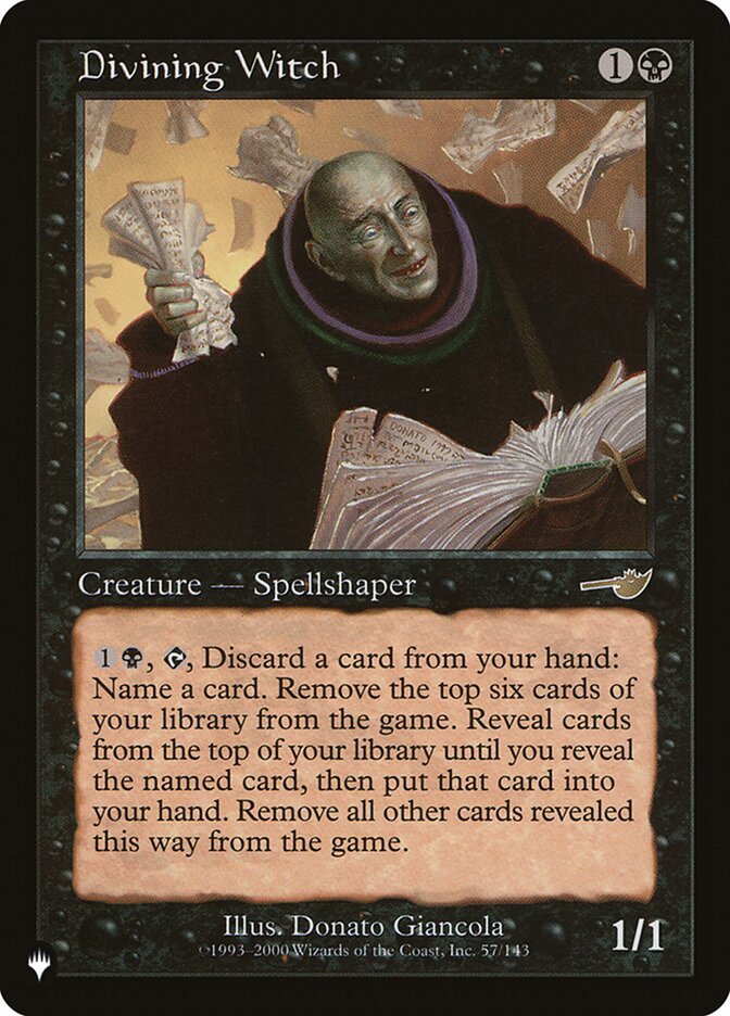 Divining Witch [The List] - Card Brawlers