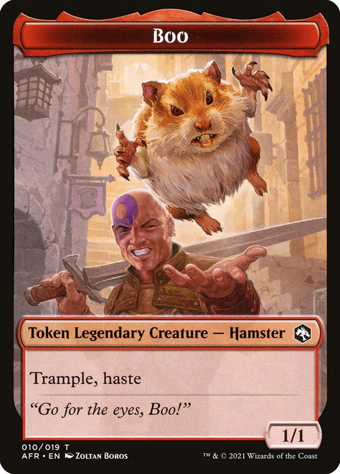Dog Illusion // Boo Double - Sided Token [Dungeons & Dragons: Adventures in the Forgotten Realms Tokens] - Card Brawlers