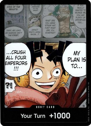 DON!! Card (Alternate Art) - The World's Strongest Warriors - Card Brawlers