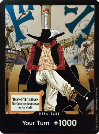 DON!! Card (Dracule Mihawk) - The Azure Sea's Seven - Card Brawlers