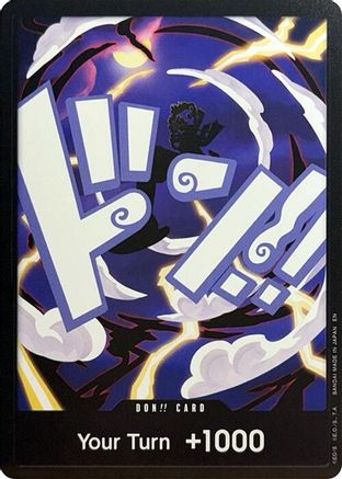 DON!! Card (GEAR5 Luffy) - Premium Booster -The Best- Vol. 2 - Card Brawlers