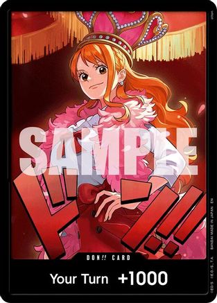 DON!! Card (Nami) - Extra Booster: One Piece Heroines Edition Foil - Card Brawlers