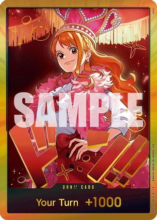 DON!! Card (Nami) (Gold) - Extra Booster: One Piece Heroines Edition Foil - Card Brawlers