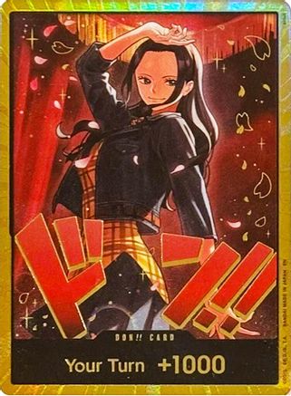 DON!! Card (Nico Robin) (Gold) - Extra Booster: One Piece Heroines Edition Foil - Card Brawlers