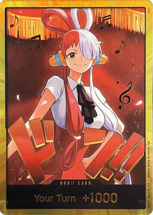 DON!! Card (Uta) (Gold) - Extra Booster: One Piece Heroines Edition Foil - Card Brawlers