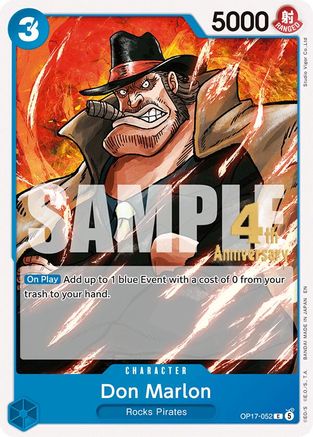 Don Marlon (OP17-052) - The World's Strongest Warriors Release Event Cards - Card Brawlers