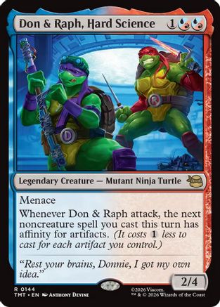Don & Raph, Hard Science (TMT-144) - Teenage Mutant Ninja Turtles - Card Brawlers