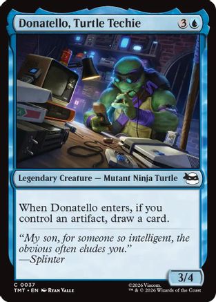 Donatello, Turtle Techie (TMT-037) - Teenage Mutant Ninja Turtles - Card Brawlers