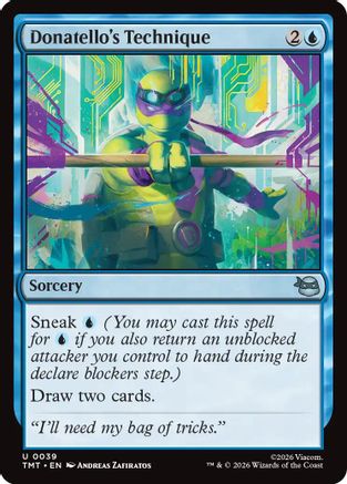 Donatello's Technique (TMT-039) - Teenage Mutant Ninja Turtles Foil - Card Brawlers