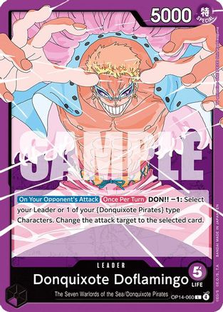 Donquixote Doflamingo - OP14-060 (OP14-060) - The Azure Sea's Seven - Card Brawlers
