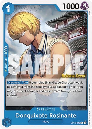 Donquixote Rosinante (048) (OP12-048) - Legacy of the Master Release Event Cards - Card Brawlers