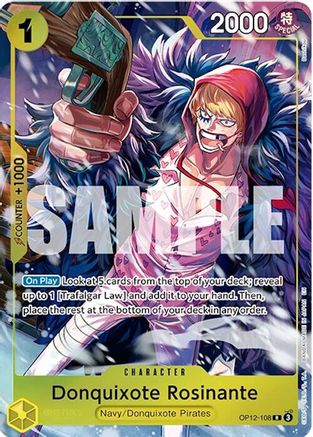 Donquixote Rosinante (Illustration Box Vol.6) (OP12-108) - One Piece Promotion Cards Foil - Card Brawlers