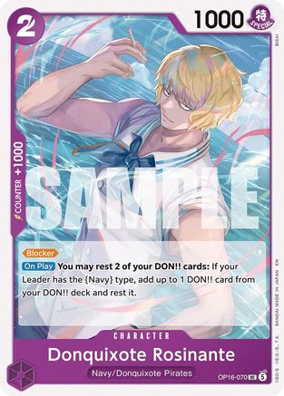 Donquixote Rosinante (OP16-070) - The Time of Battle - Card Brawlers