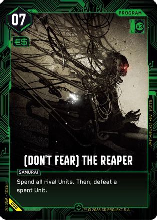 (Don't Fear) The Reaper (098) - Welcome to Night City Retail Foil - Card Brawlers