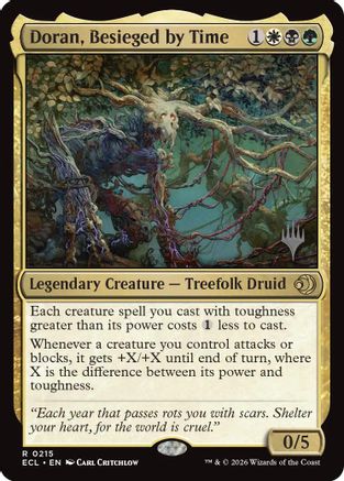 Doran, Besieged by Time (PPECL-215) - Promo Pack: Lorwyn Eclipsed Foil - Card Brawlers