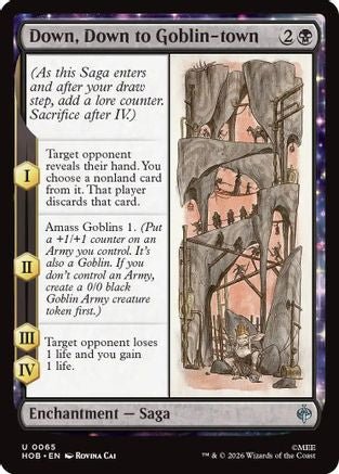 Down, Down to Goblin-town (HOB-065) - The Hobbit - Card Brawlers