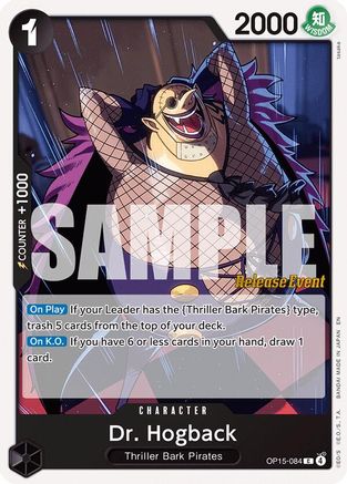 Dr. Hogback (OP15-084) - Adventure on Kami's Island Release Event Cards - Card Brawlers
