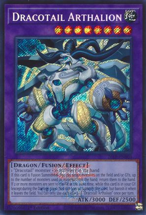 Dracotail Arthalion (Emblazoned Secret Rare) (26LP-EN003) - Limited Pack World Championship 2026 1st Edition - Card Brawlers