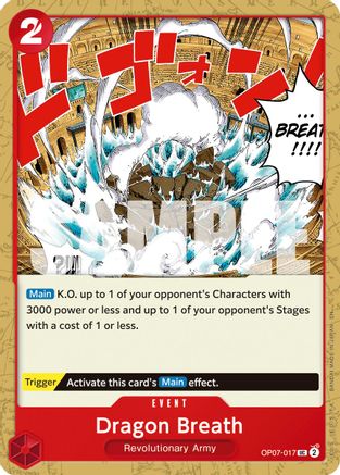 Dragon Breath (Reprint) (OP07-017) - Premium Booster -The Best- Vol. 2 - Card Brawlers
