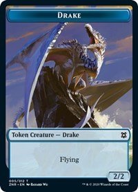 Drake // Goblin Construct Double - Sided Token [Zendikar Rising Tokens] - Card Brawlers